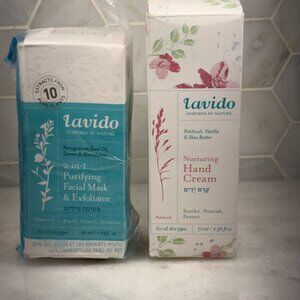 Lavido - Natural 2-in-1 Purifying Facial Mask + Exfoliator + Hand Cream